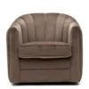 Sillón giratorio de terciopelo - Imagen 3